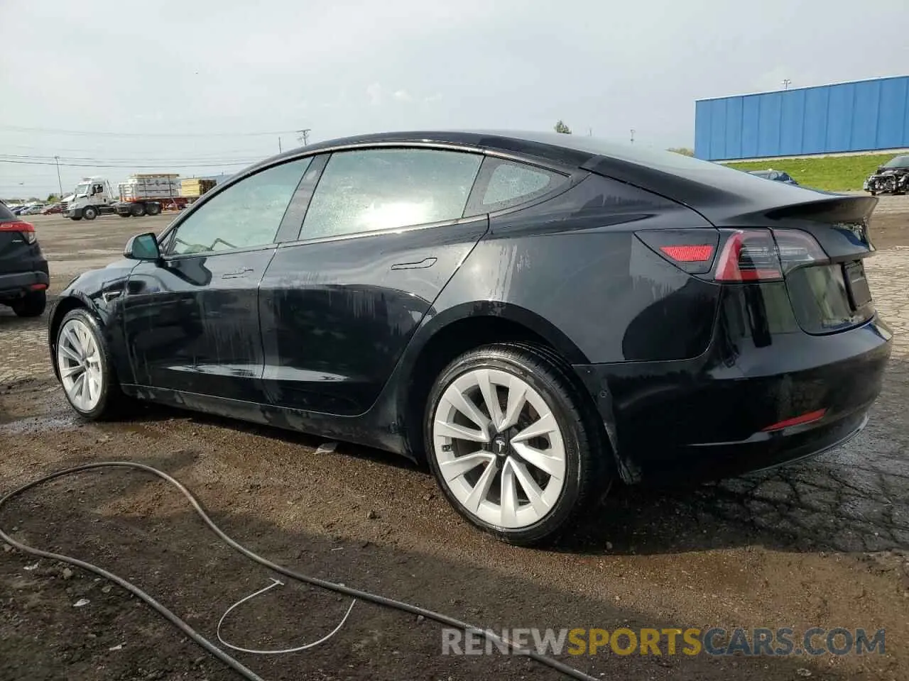 2 Photograph of a damaged car 5YJ3E1EA6NF289206 TESLA MODEL 3 2022