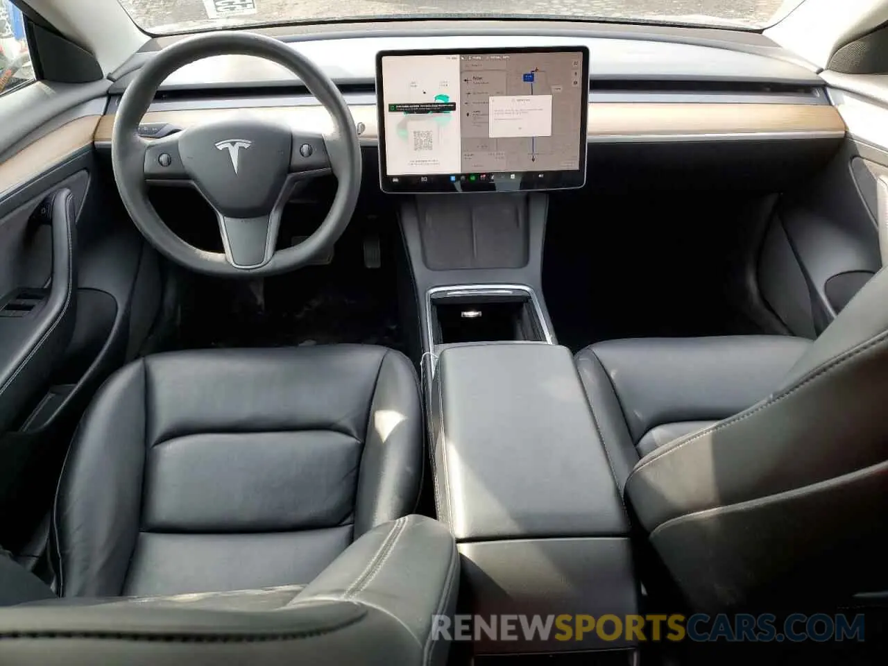 8 Photograph of a damaged car 5YJ3E1EA6NF289206 TESLA MODEL 3 2022