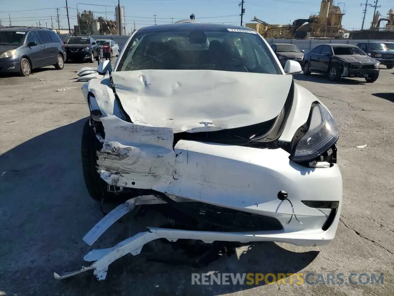 5 Photograph of a damaged car 5YJ3E1EA6NF294213 TESLA MODEL 3 2022