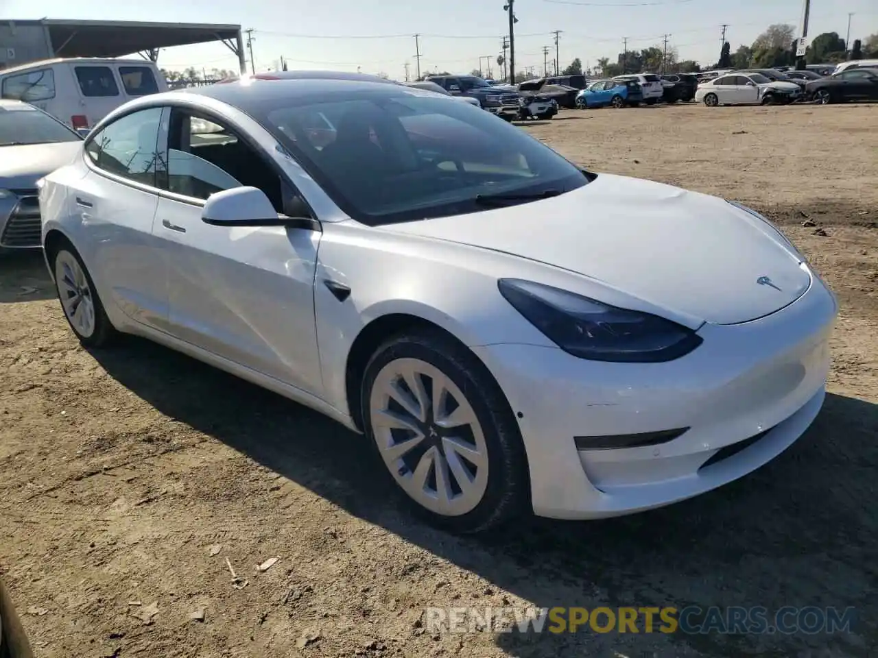 4 Photograph of a damaged car 5YJ3E1EA6NF294793 TESLA MODEL 3 2022