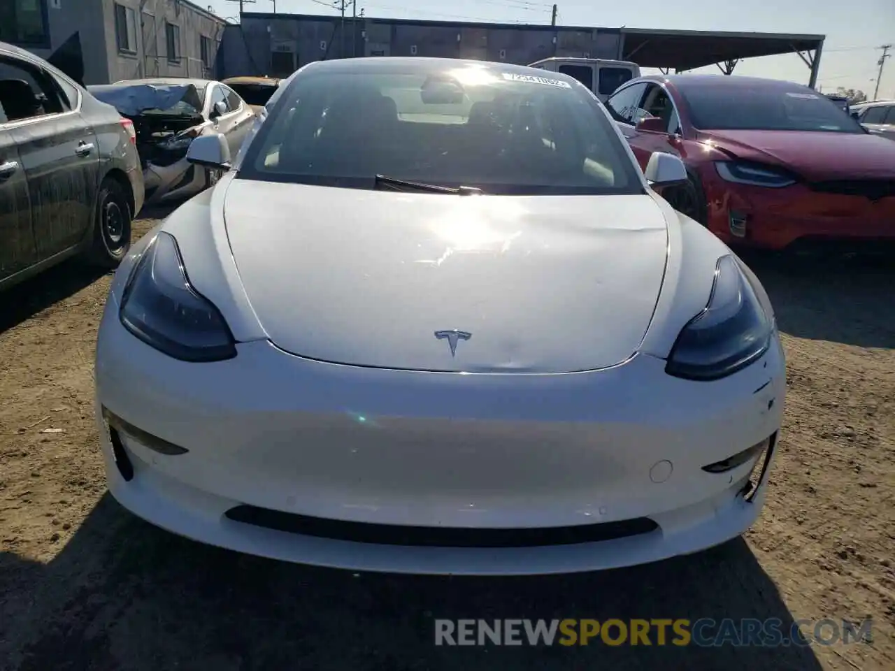 5 Photograph of a damaged car 5YJ3E1EA6NF294793 TESLA MODEL 3 2022