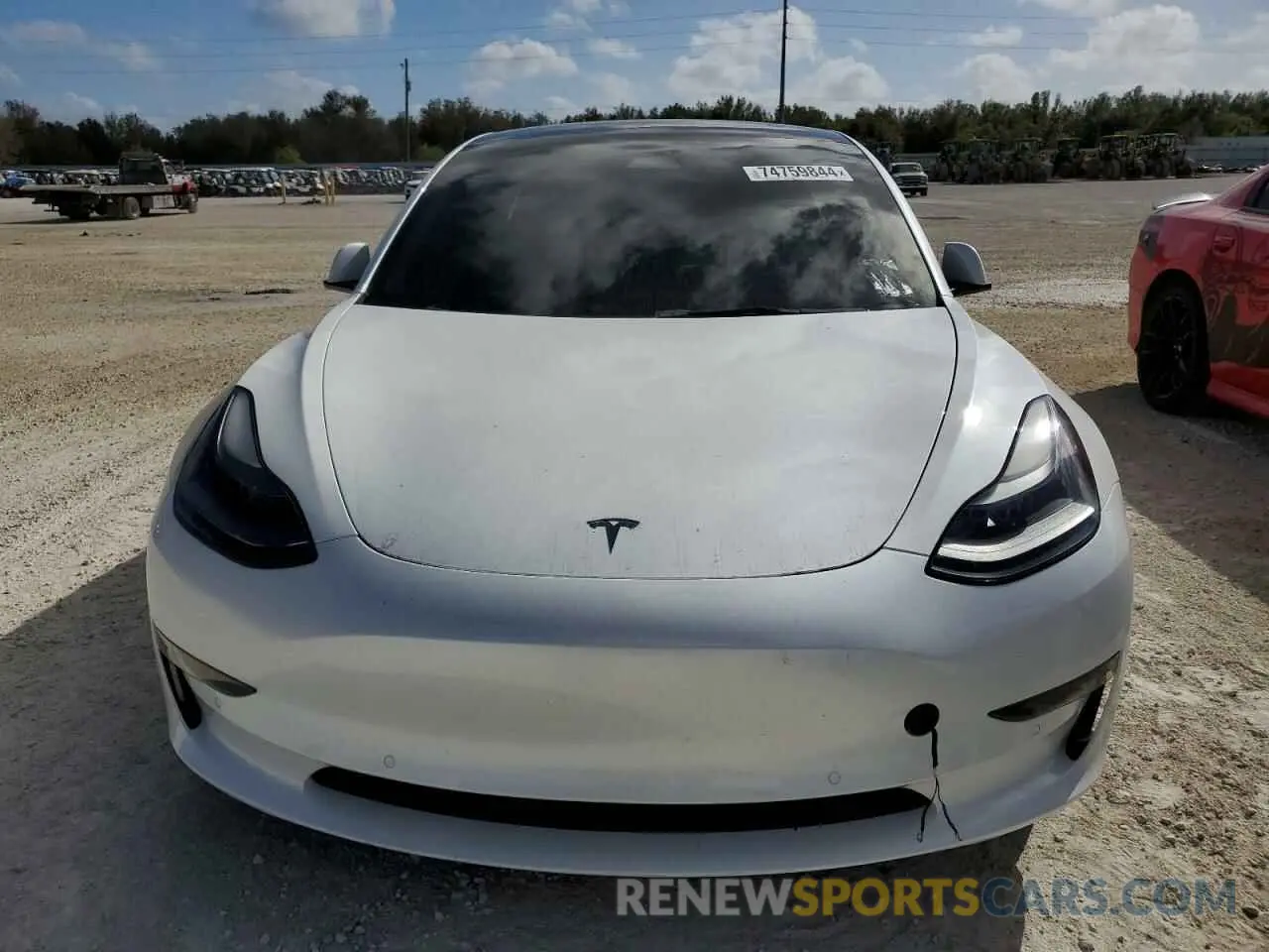 5 Photograph of a damaged car 5YJ3E1EA6NF319191 TESLA MODEL 3 2022