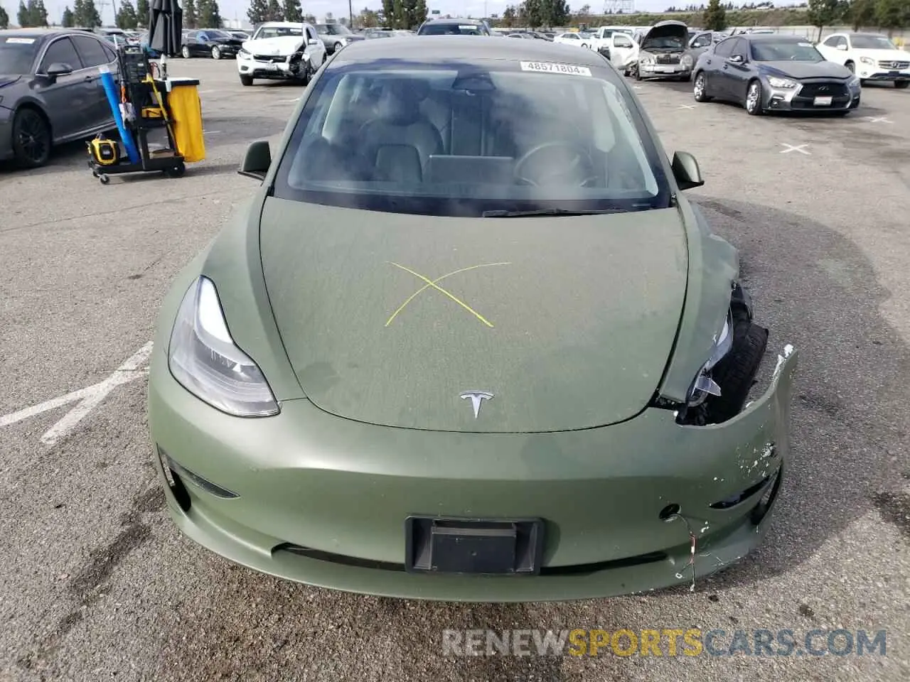 5 Photograph of a damaged car 5YJ3E1EA6NF340655 TESLA MODEL 3 2022