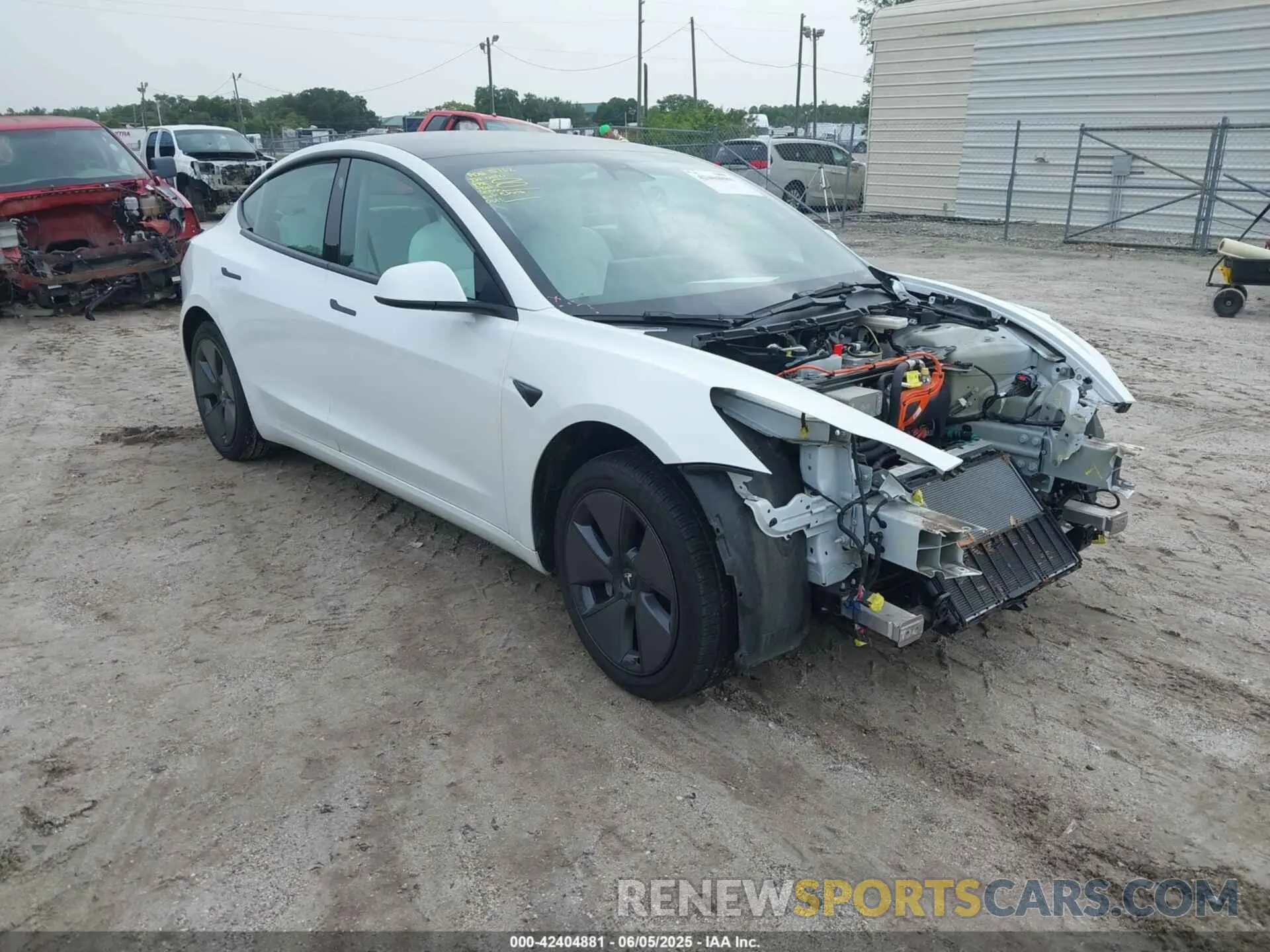 1 Photograph of a damaged car 5YJ3E1EA6NF344222 TESLA MODEL 3 2022