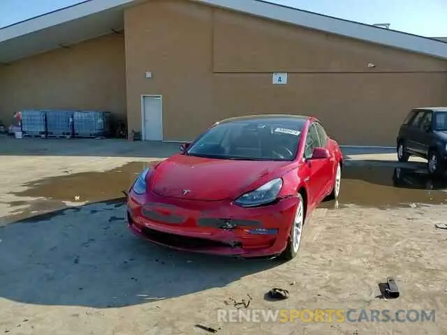 11 Photograph of a damaged car 5YJ3E1EA6NF344771 TESLA MODEL 3 2022