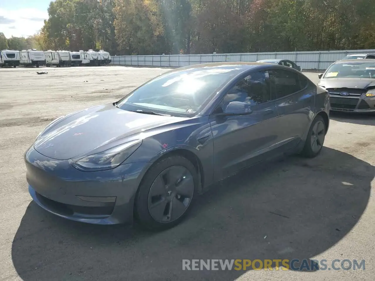 1 Photograph of a damaged car 5YJ3E1EA6NF346651 TESLA MODEL 3 2022