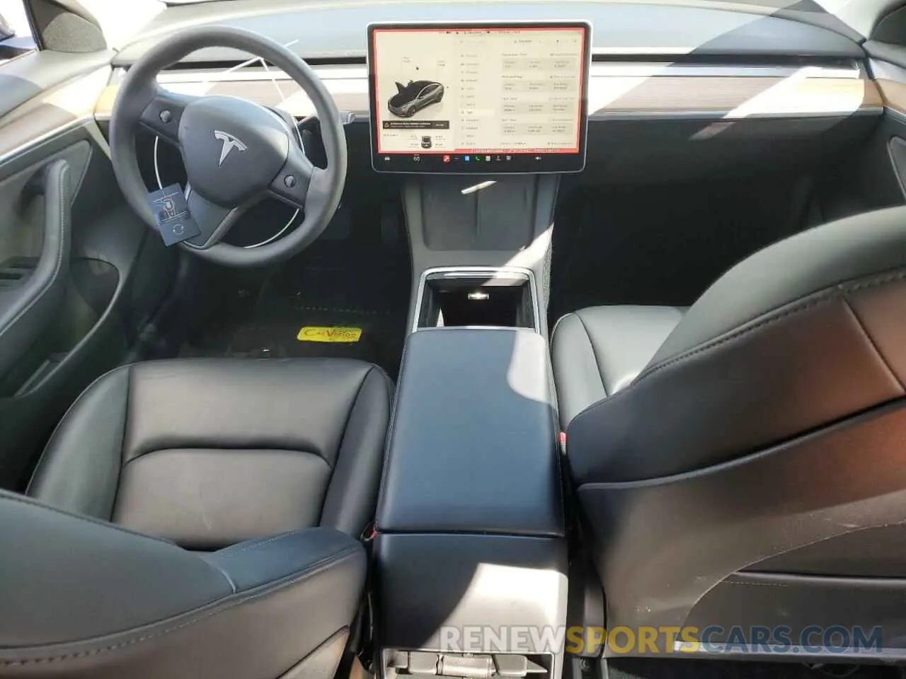 8 Photograph of a damaged car 5YJ3E1EA6NF346651 TESLA MODEL 3 2022