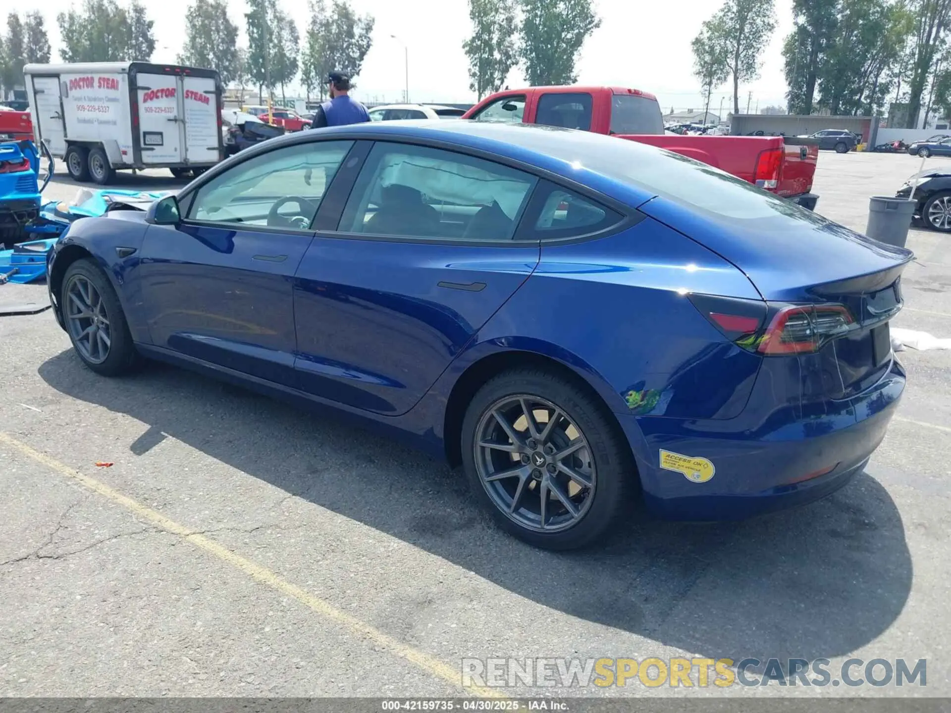 3 Photograph of a damaged car 5YJ3E1EA6NF362512 TESLA MODEL 3 2022