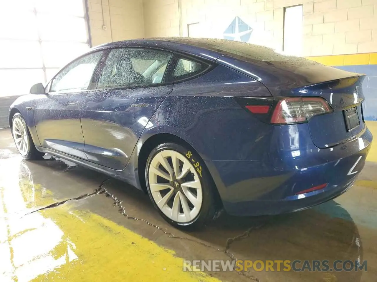 2 Photograph of a damaged car 5YJ3E1EA6NF369198 TESLA MODEL 3 2022
