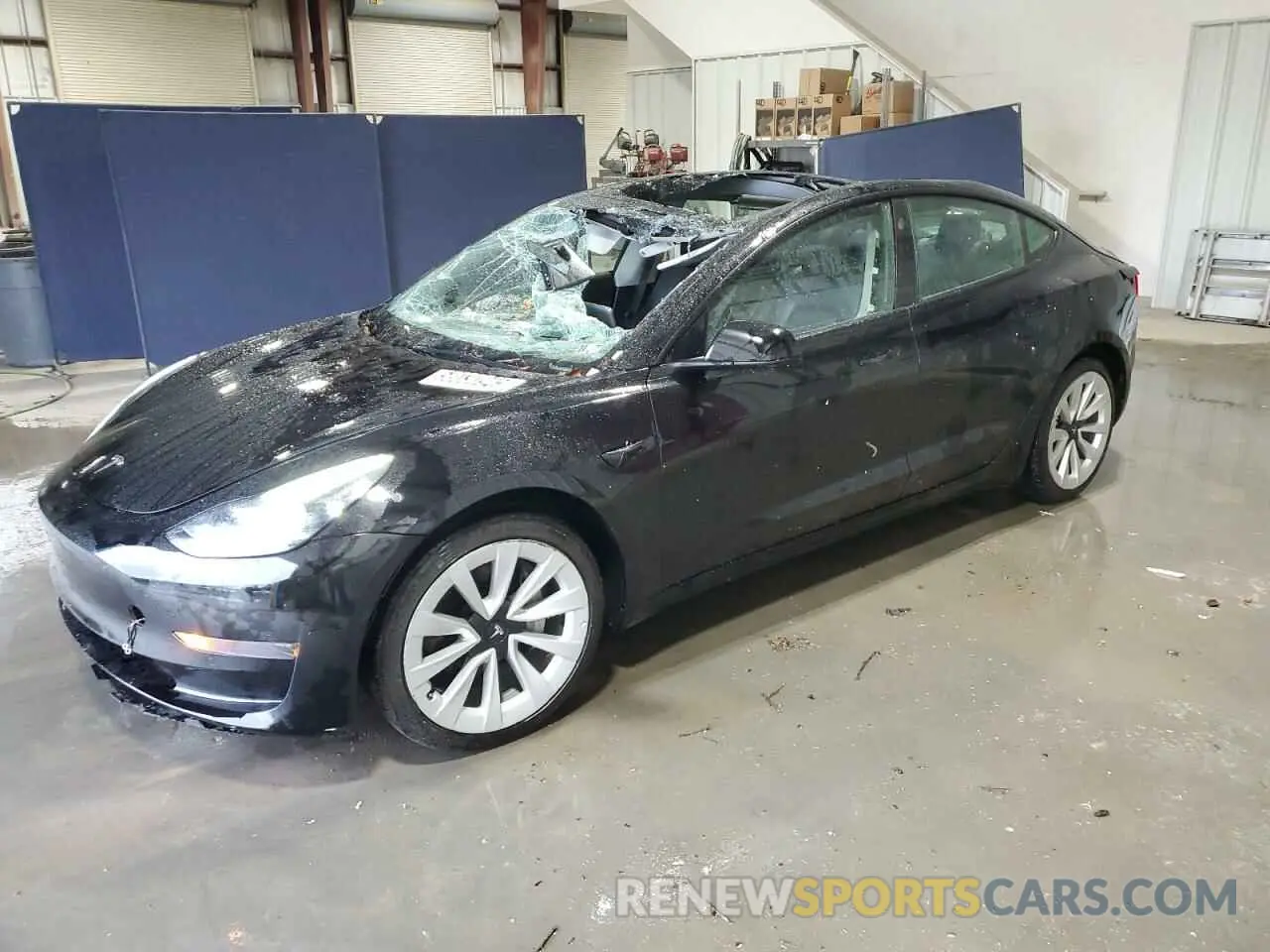 1 Photograph of a damaged car 5YJ3E1EA6NF369993 TESLA MODEL 3 2022