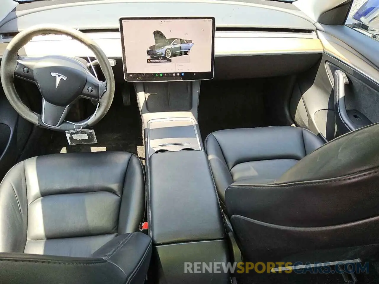 8 Photograph of a damaged car 5YJ3E1EA6NF370786 TESLA MODEL 3 2022