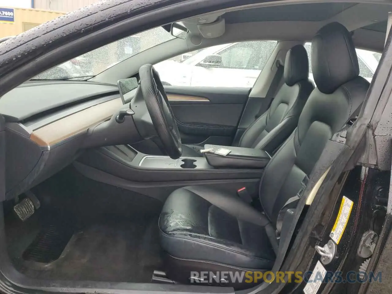 7 Photograph of a damaged car 5YJ3E1EA6NF371467 TESLA MODEL 3 2022