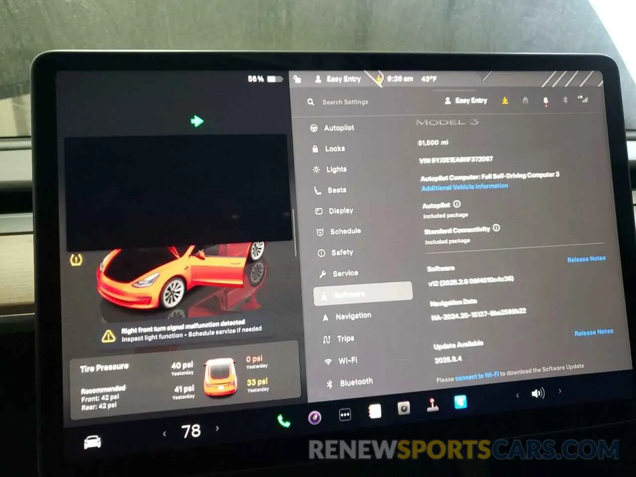 9 Photograph of a damaged car 5YJ3E1EA6NF372067 TESLA MODEL 3 2022