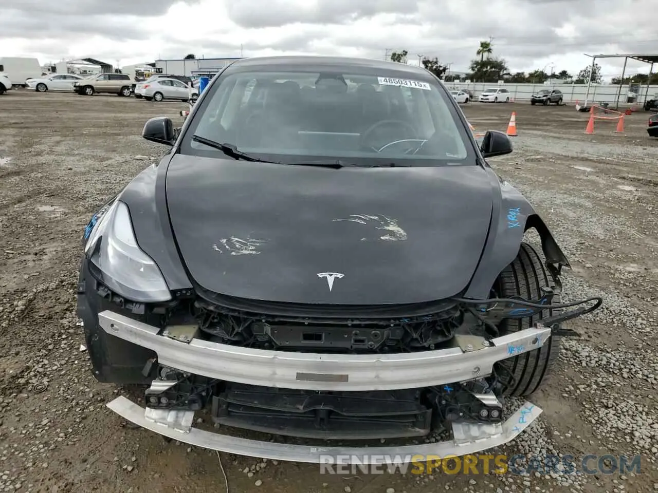 5 Photograph of a damaged car 5YJ3E1EA6NF373722 TESLA MODEL 3 2022