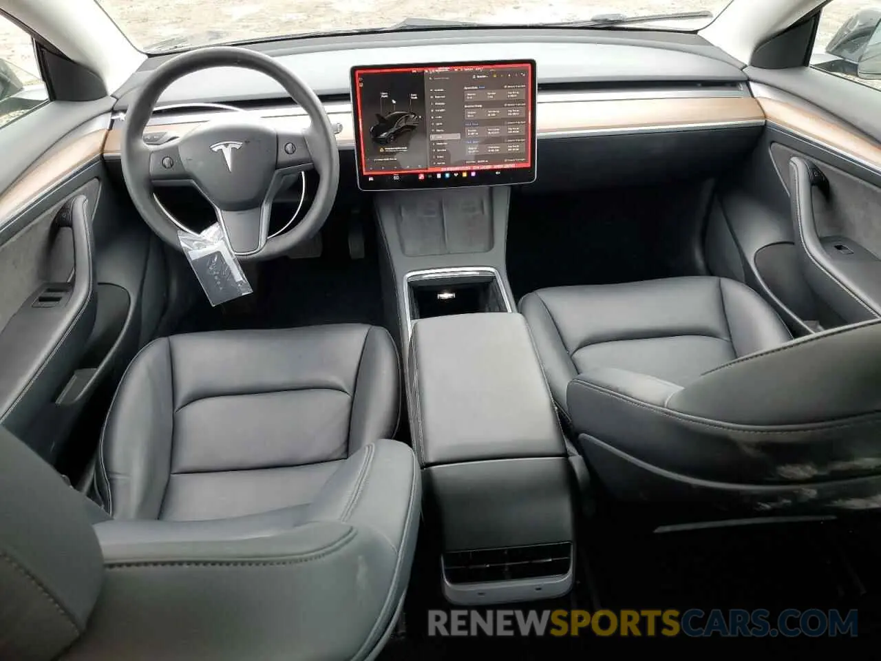 8 Photograph of a damaged car 5YJ3E1EA6NF373722 TESLA MODEL 3 2022