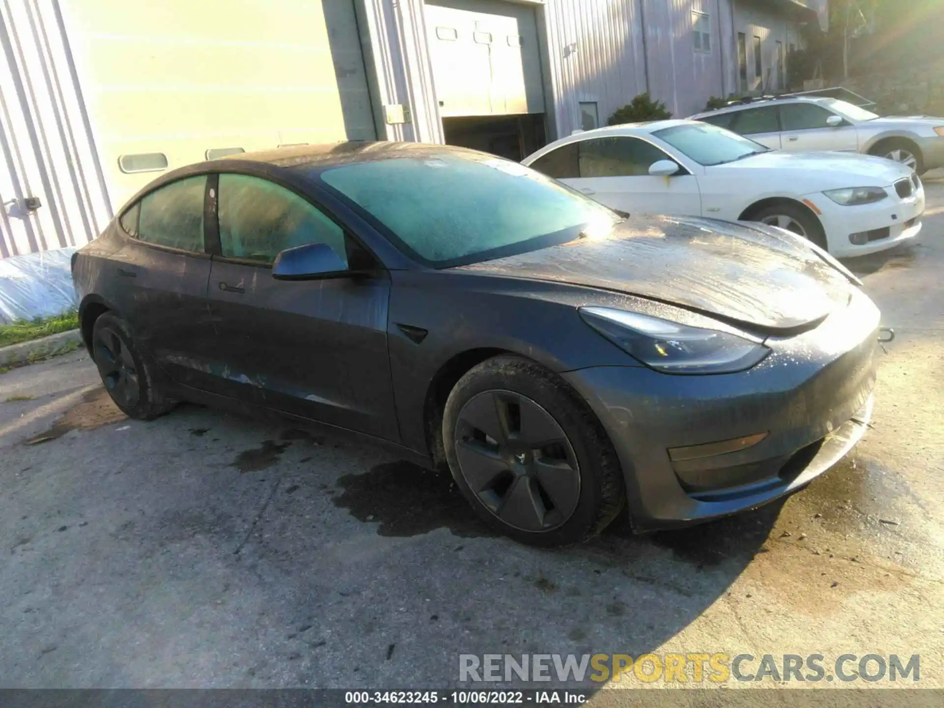 1 Photograph of a damaged car 5YJ3E1EA7NF108291 TESLA MODEL 3 2022