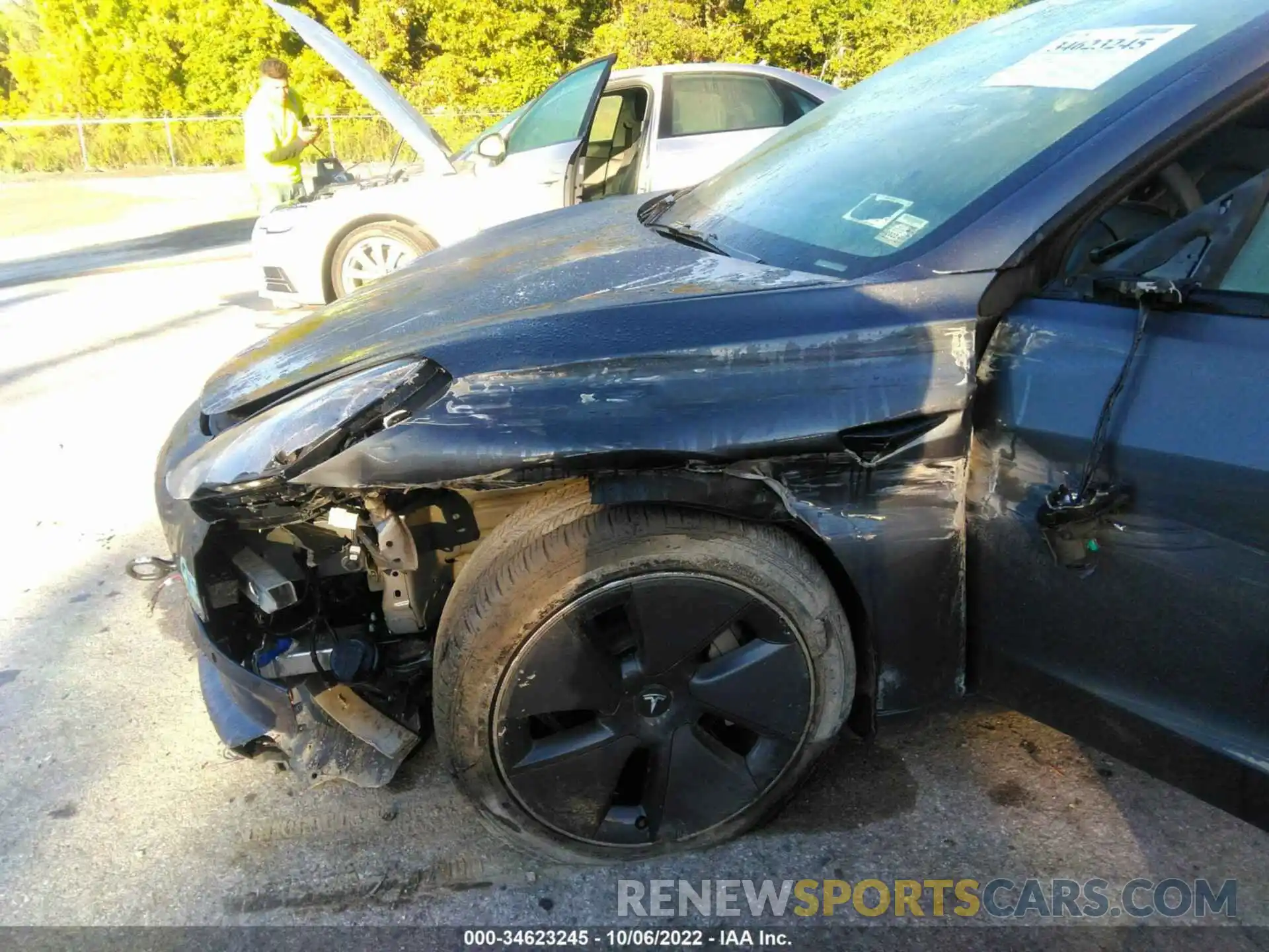 6 Photograph of a damaged car 5YJ3E1EA7NF108291 TESLA MODEL 3 2022