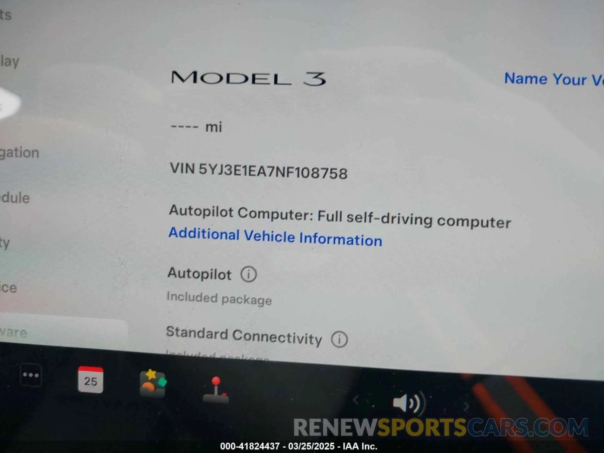 16 Photograph of a damaged car 5YJ3E1EA7NF108758 TESLA MODEL 3 2022