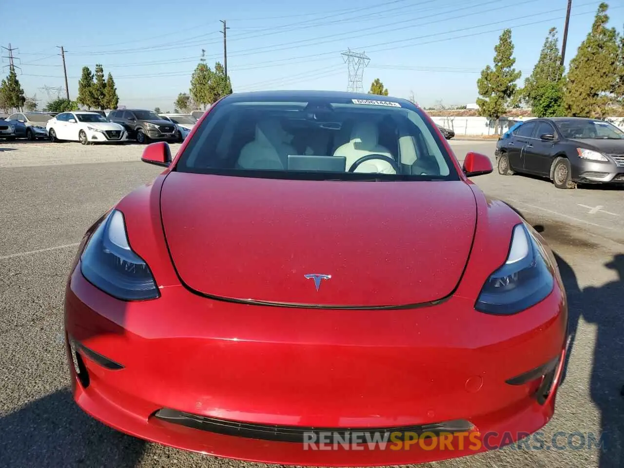 5 Photograph of a damaged car 5YJ3E1EA7NF132574 TESLA MODEL 3 2022