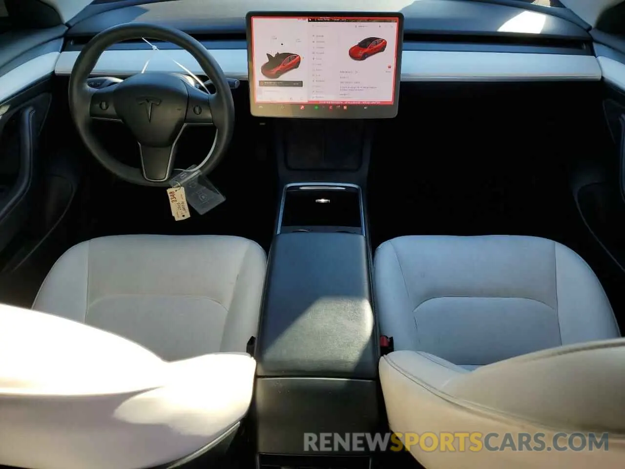 8 Photograph of a damaged car 5YJ3E1EA7NF132574 TESLA MODEL 3 2022