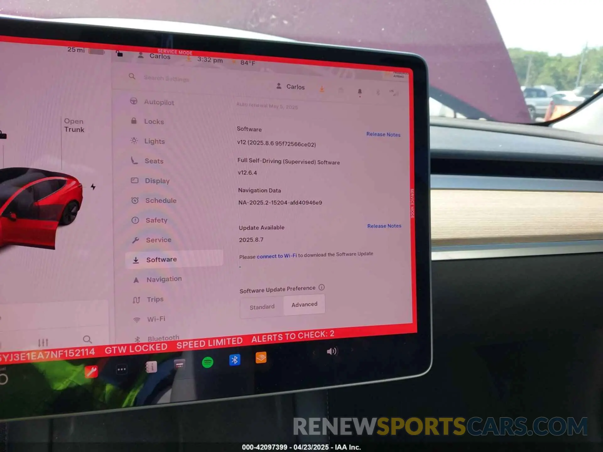 19 Photograph of a damaged car 5YJ3E1EA7NF152114 TESLA MODEL 3 2022
