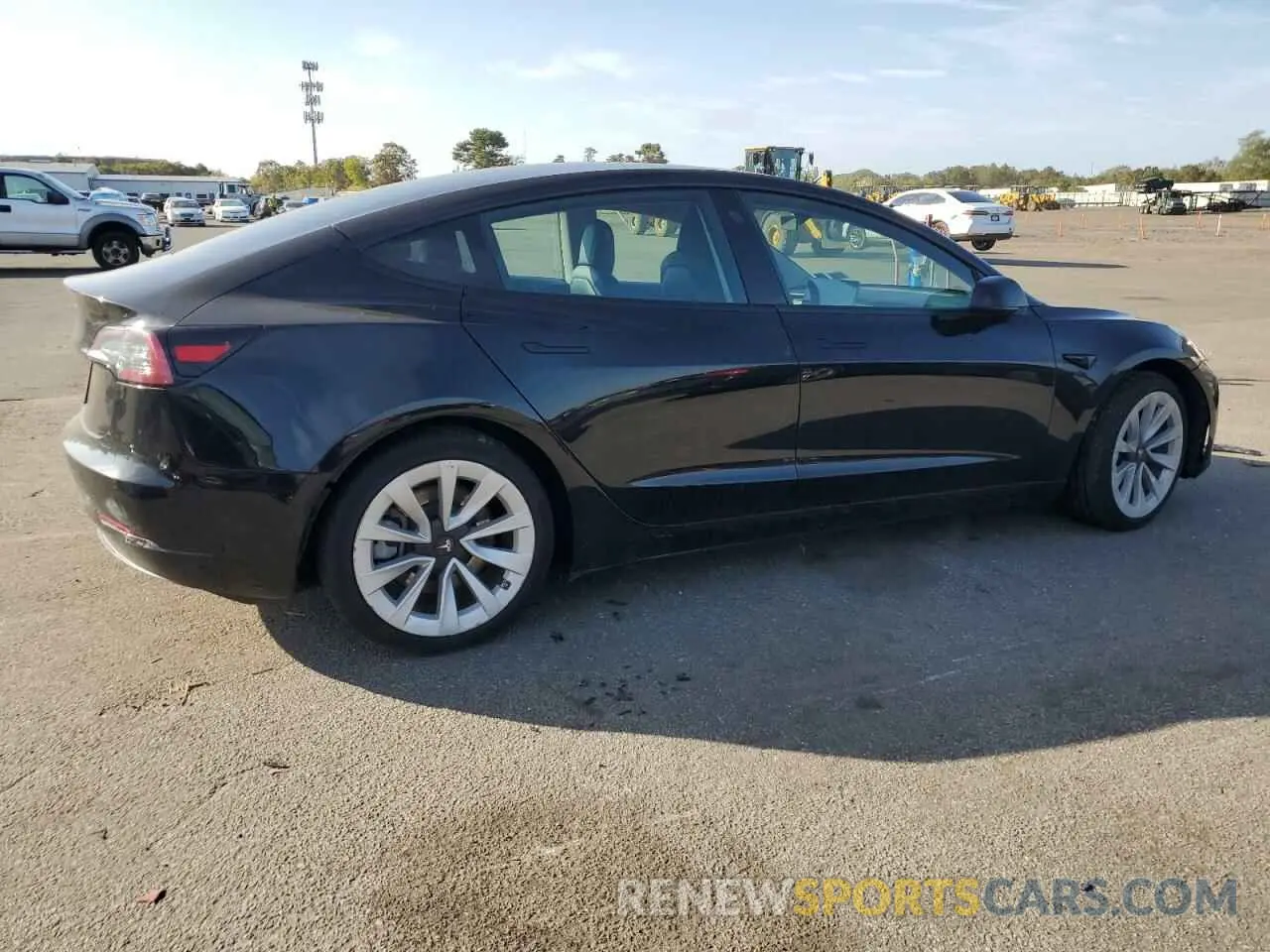 3 Photograph of a damaged car 5YJ3E1EA7NF184870 TESLA MODEL 3 2022