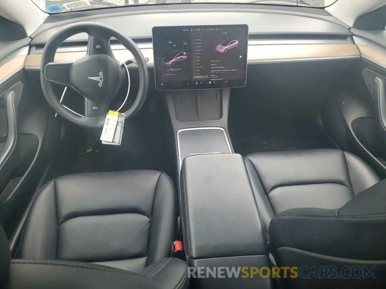 8 Photograph of a damaged car 5YJ3E1EA7NF184870 TESLA MODEL 3 2022