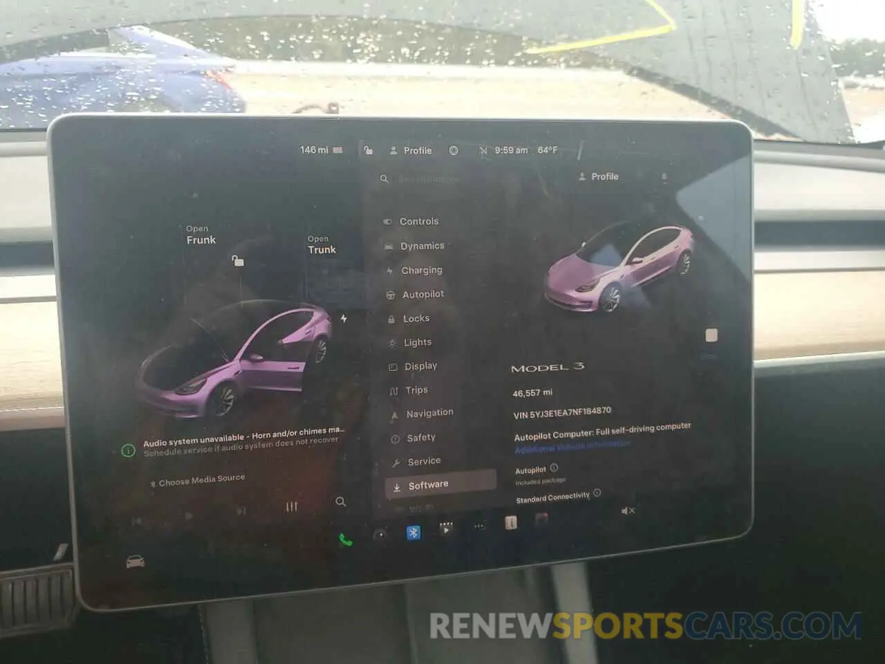 9 Photograph of a damaged car 5YJ3E1EA7NF184870 TESLA MODEL 3 2022