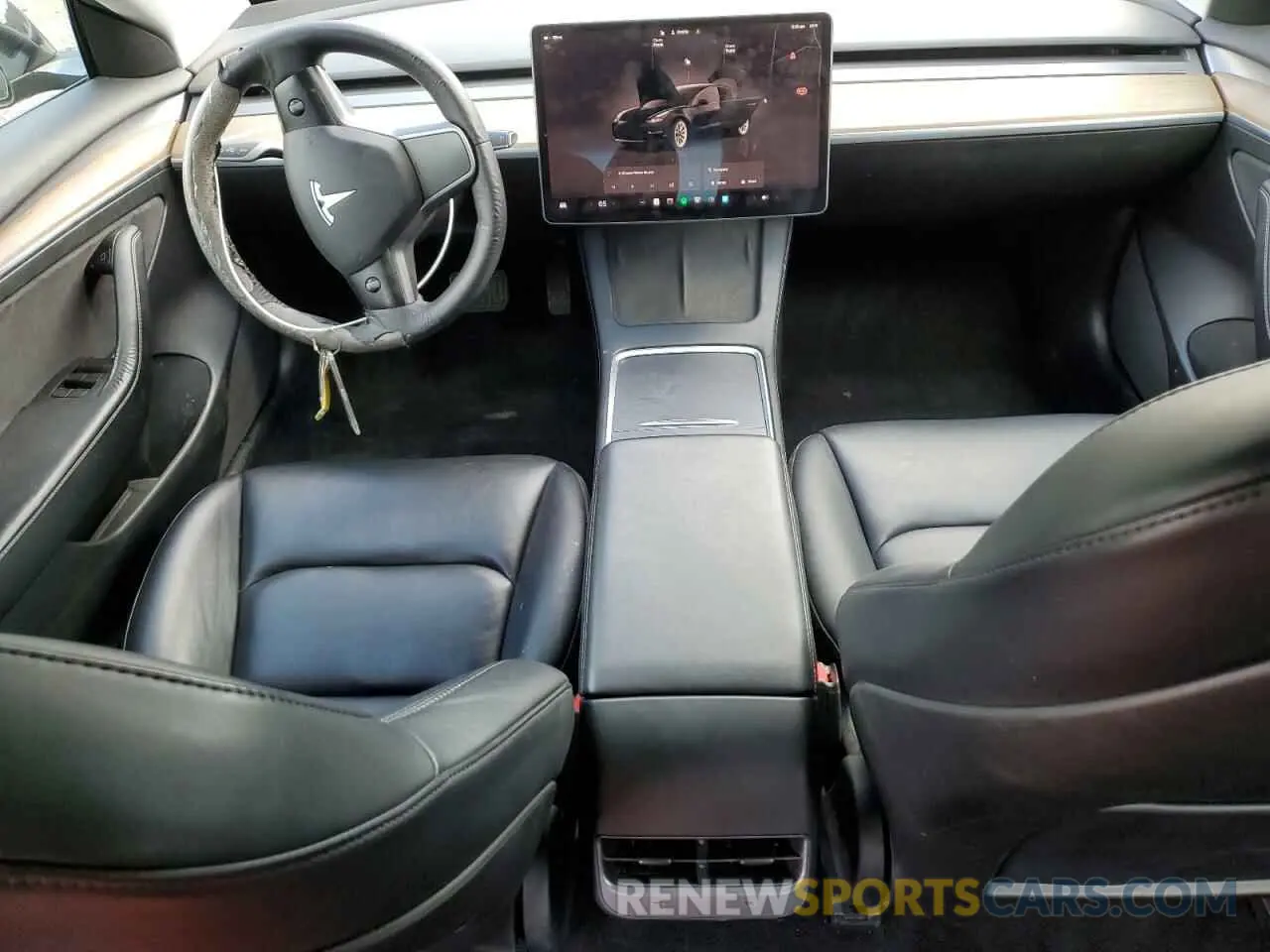 8 Photograph of a damaged car 5YJ3E1EA7NF185338 TESLA MODEL 3 2022
