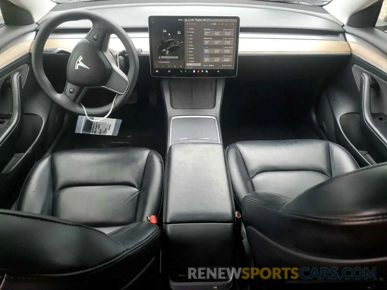 8 Photograph of a damaged car 5YJ3E1EA7NF185677 TESLA MODEL 3 2022