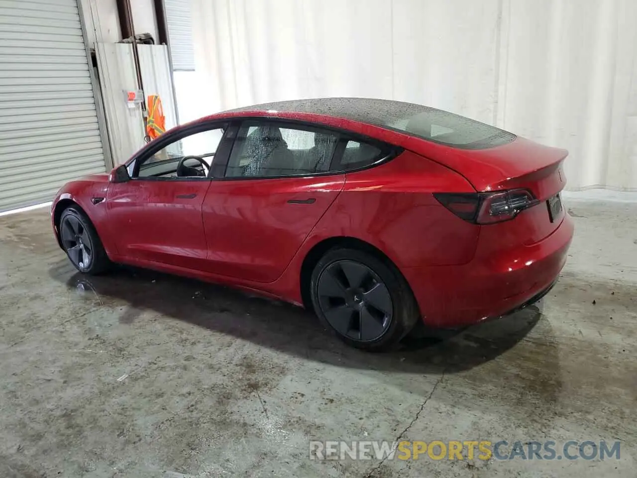 2 Photograph of a damaged car 5YJ3E1EA7NF185727 TESLA MODEL 3 2022
