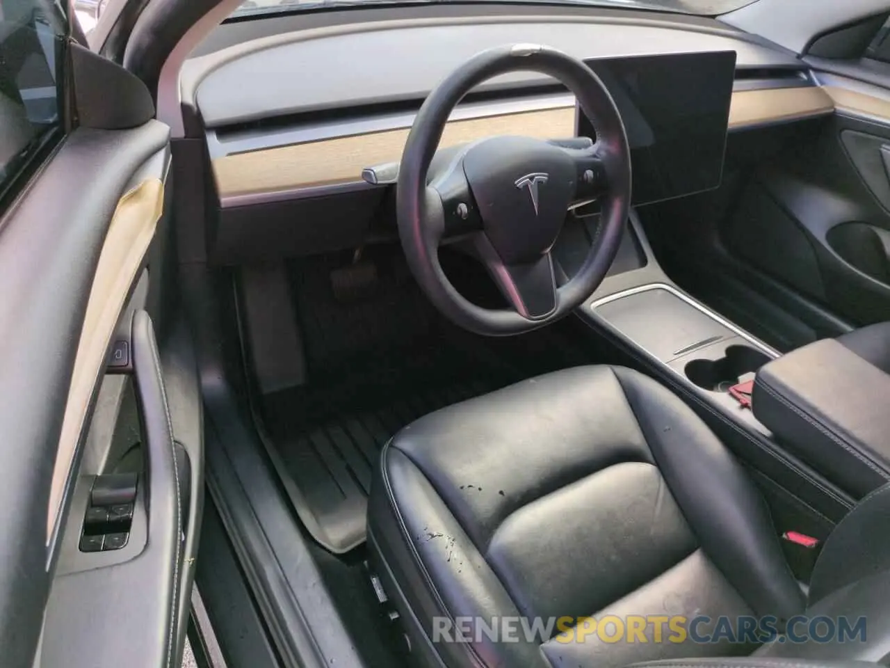 8 Photograph of a damaged car 5YJ3E1EA7NF186733 TESLA MODEL 3 2022