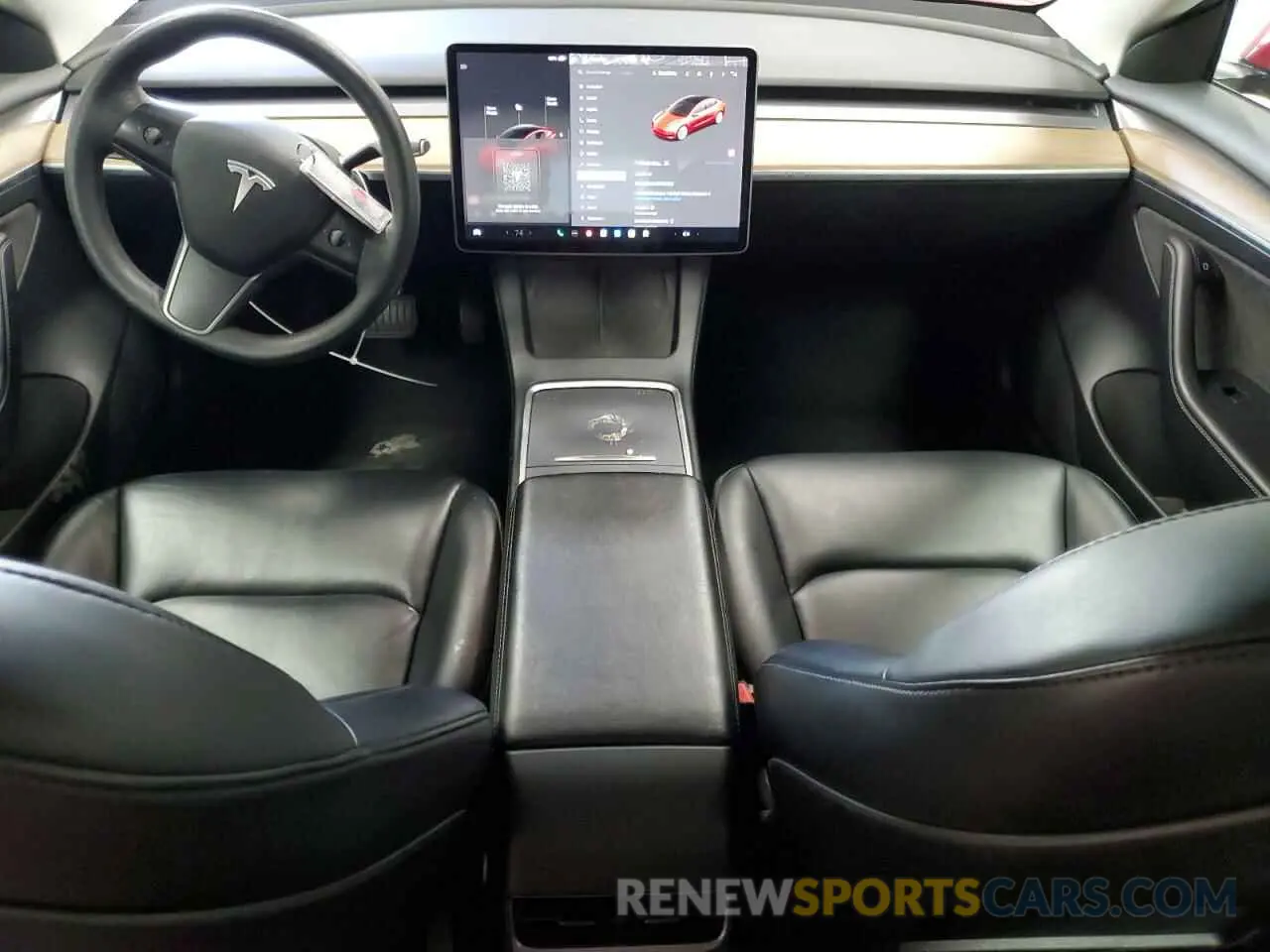 8 Photograph of a damaged car 5YJ3E1EA7NF188899 TESLA MODEL 3 2022