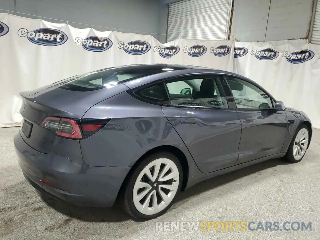 3 Photograph of a damaged car 5YJ3E1EA7NF191429 TESLA MODEL 3 2022