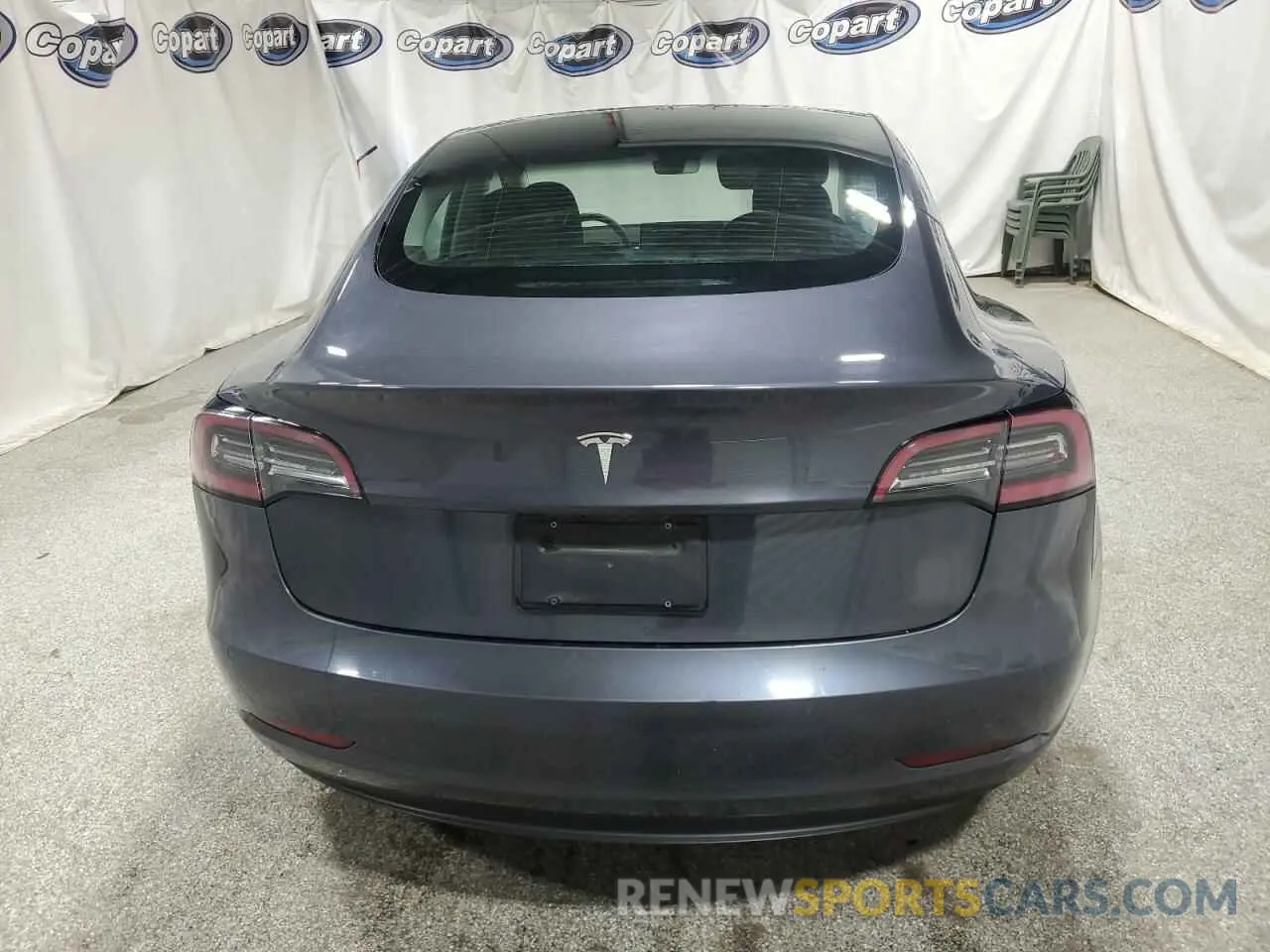 6 Photograph of a damaged car 5YJ3E1EA7NF191429 TESLA MODEL 3 2022