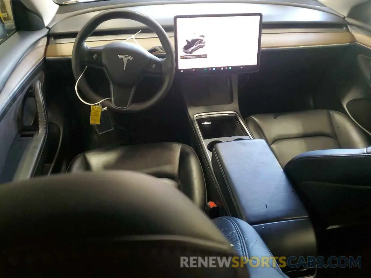 8 Photograph of a damaged car 5YJ3E1EA7NF191429 TESLA MODEL 3 2022