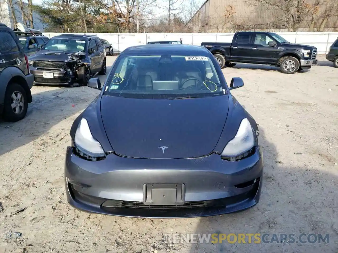 5 Photograph of a damaged car 5YJ3E1EA7NF192077 TESLA MODEL 3 2022