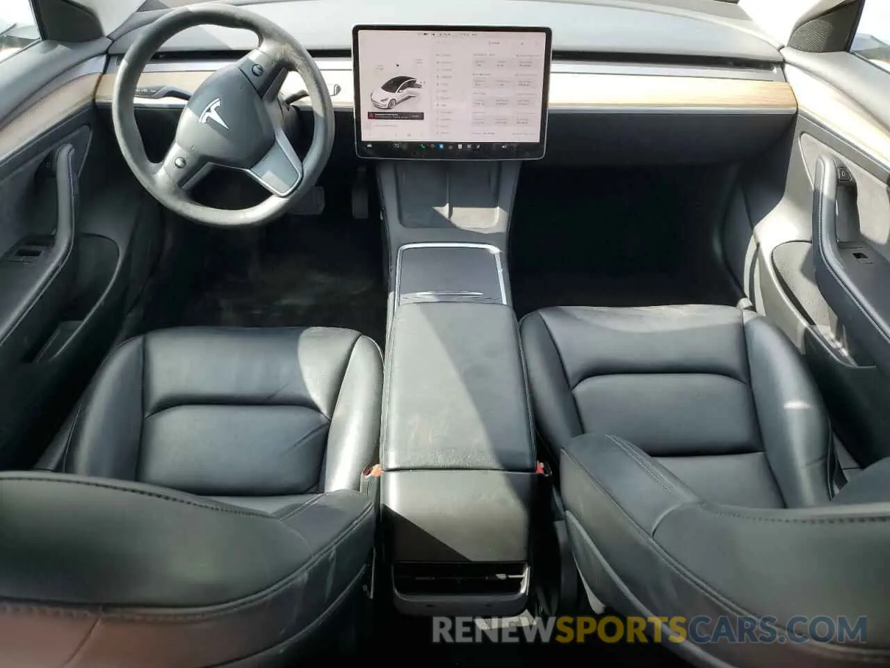 8 Photograph of a damaged car 5YJ3E1EA7NF287786 TESLA MODEL 3 2022