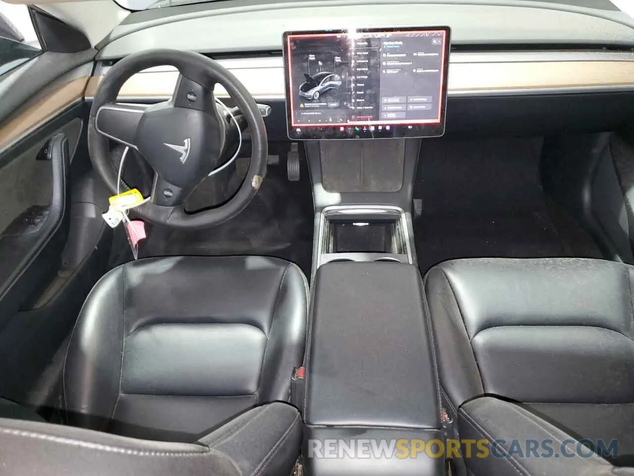 8 Photograph of a damaged car 5YJ3E1EA7NF289487 TESLA MODEL 3 2022