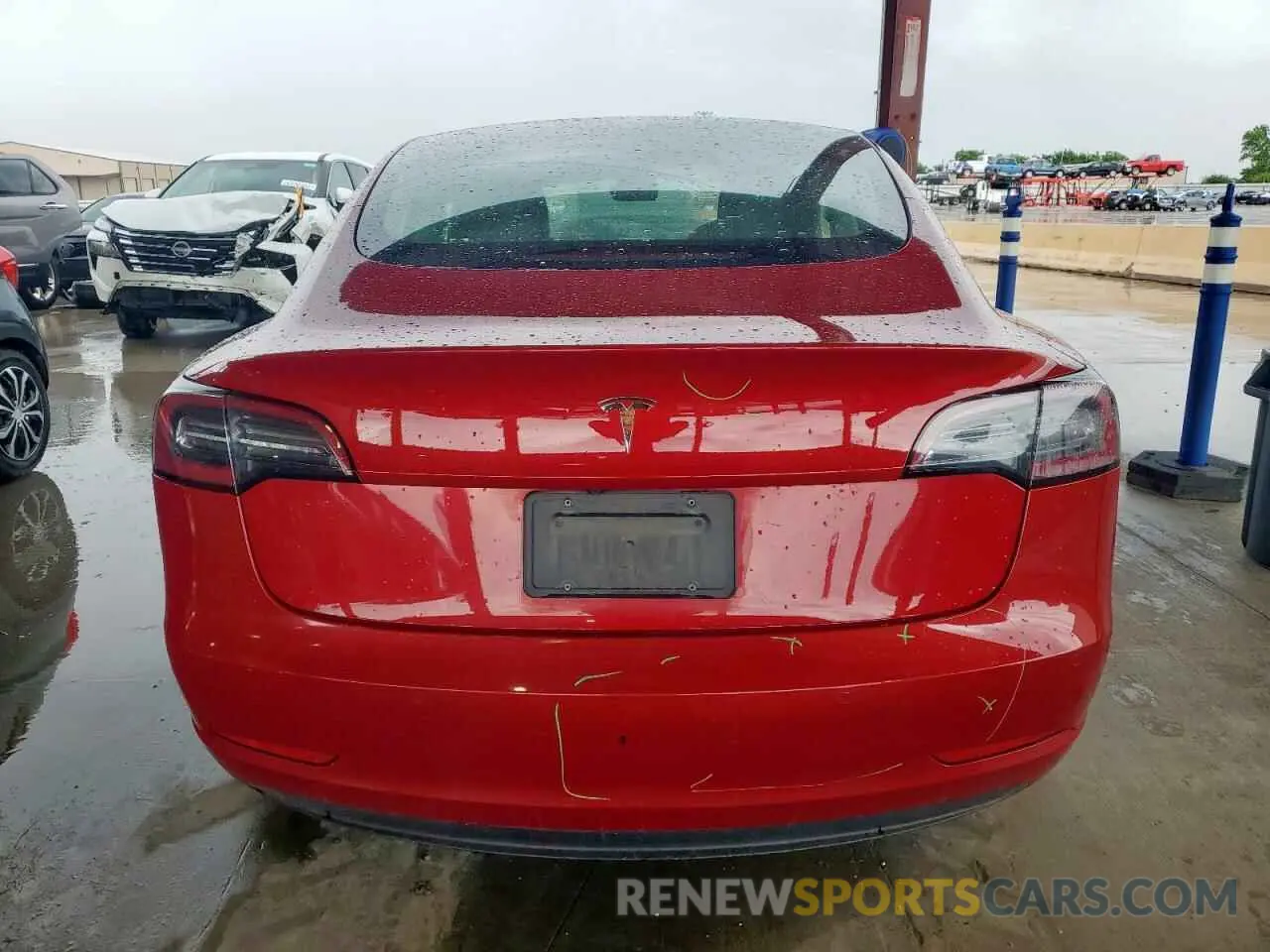 6 Photograph of a damaged car 5YJ3E1EA7NF289960 TESLA MODEL 3 2022