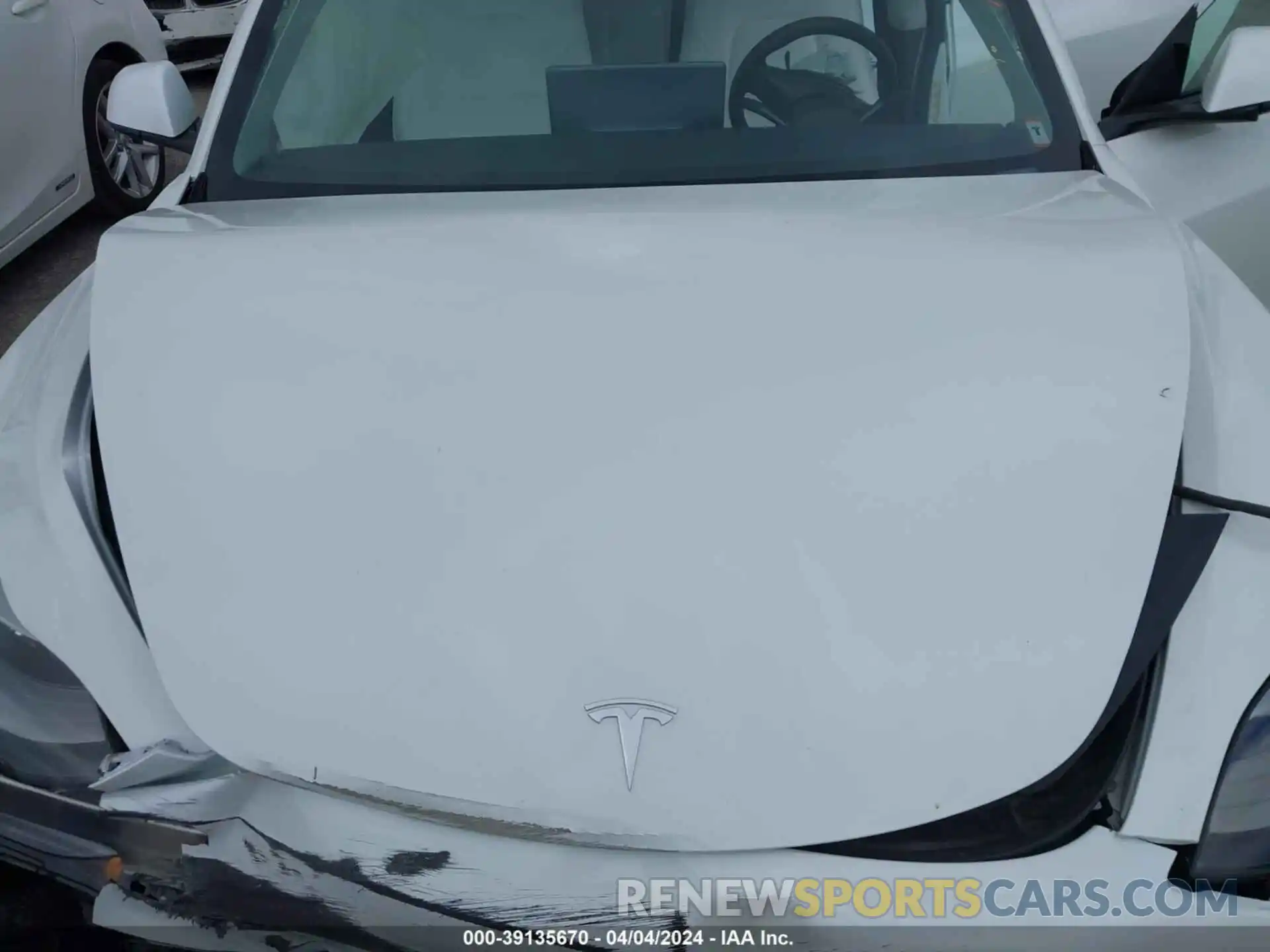 10 Photograph of a damaged car 5YJ3E1EA7NF303131 TESLA MODEL 3 2022