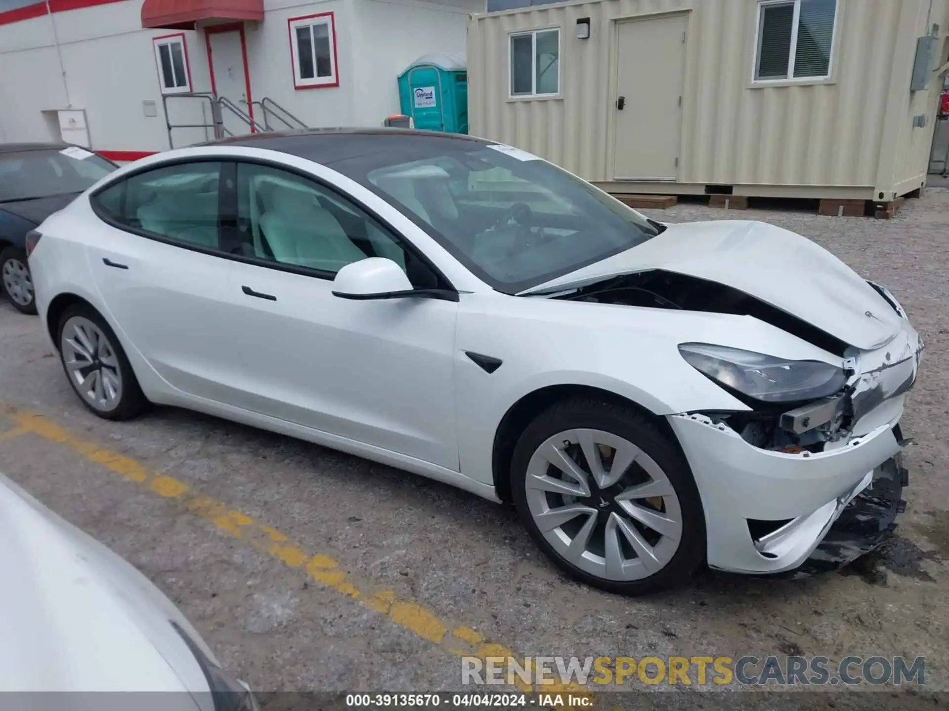 12 Photograph of a damaged car 5YJ3E1EA7NF303131 TESLA MODEL 3 2022