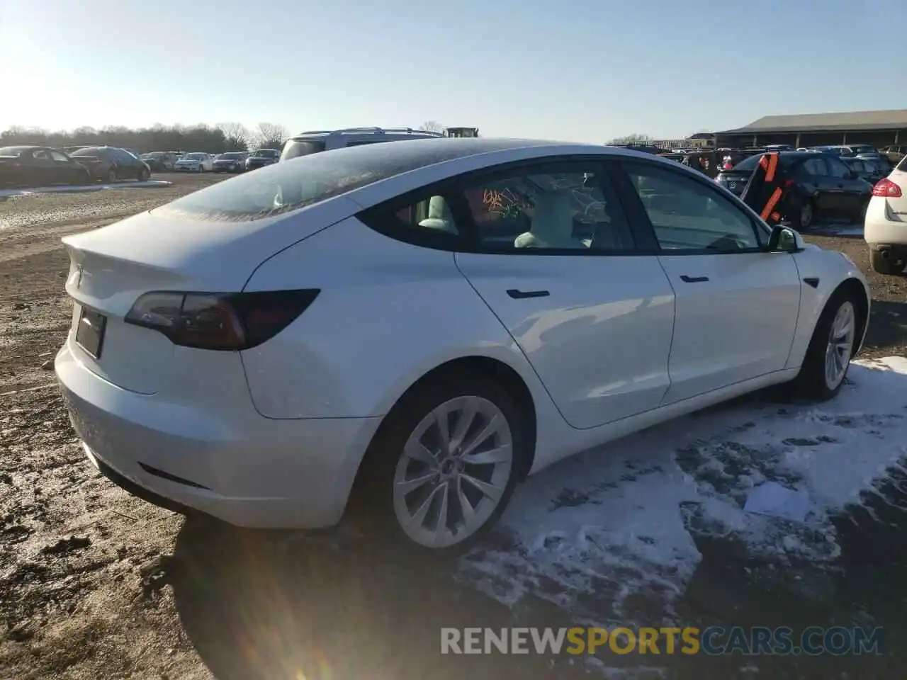 3 Photograph of a damaged car 5YJ3E1EA7NF312170 TESLA MODEL 3 2022