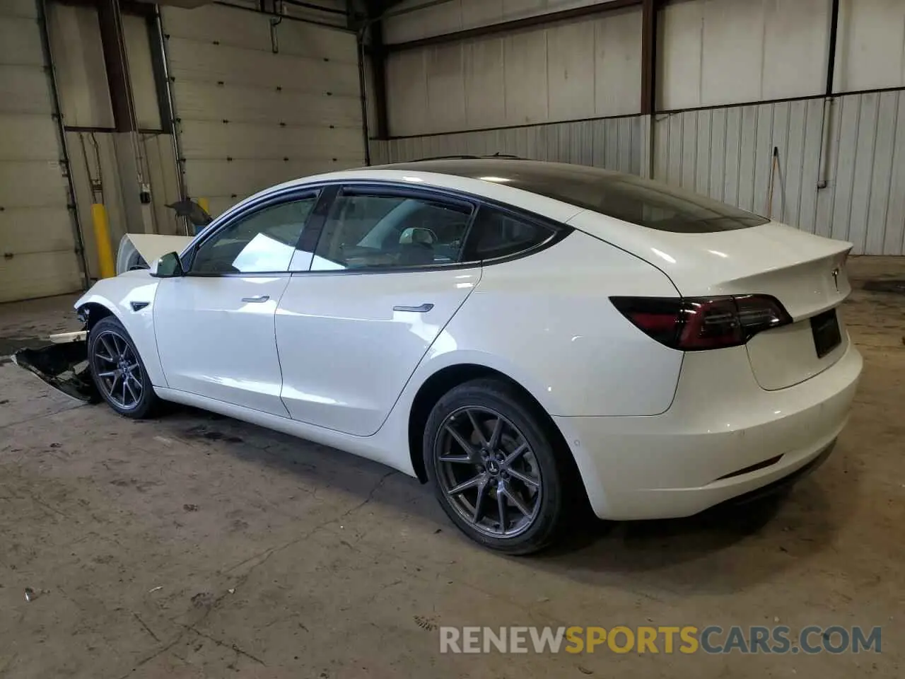 2 Photograph of a damaged car 5YJ3E1EA7NF322276 TESLA MODEL 3 2022