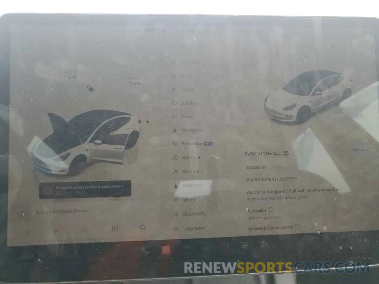 9 Photograph of a damaged car 5YJ3E1EA7NF322276 TESLA MODEL 3 2022