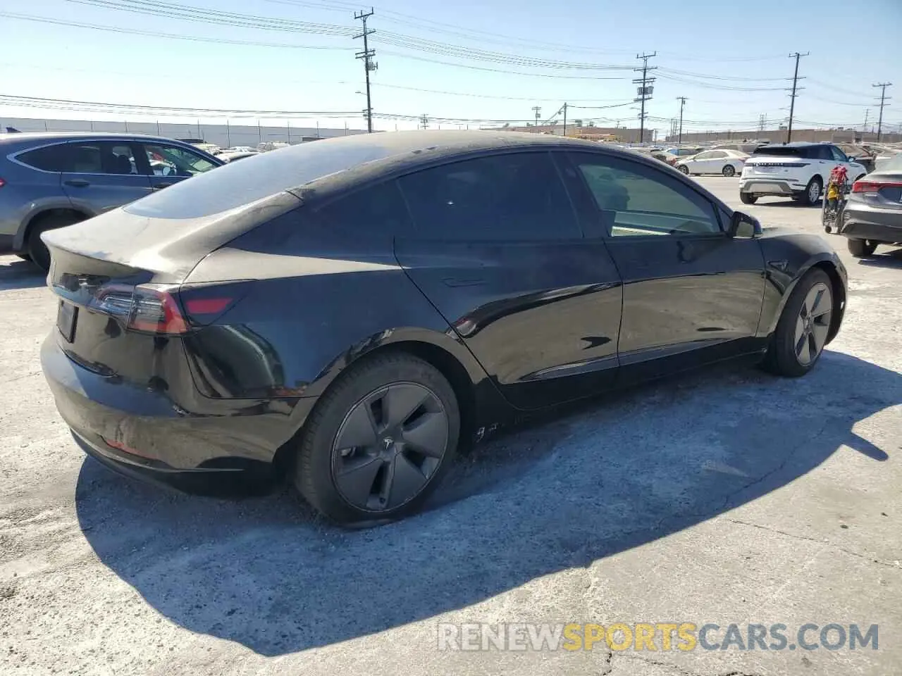3 Photograph of a damaged car 5YJ3E1EA7NF359036 TESLA MODEL 3 2022