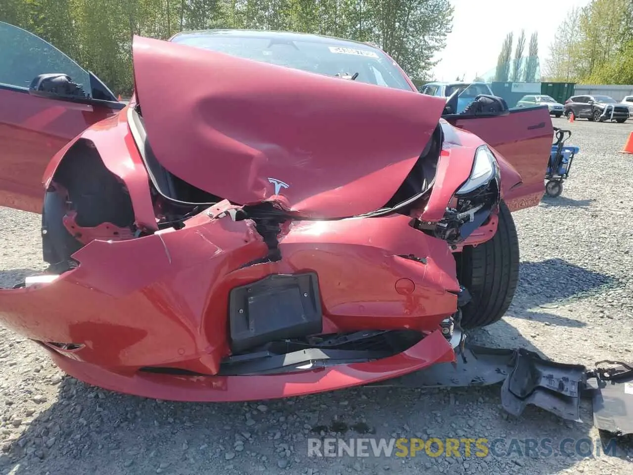 11 Photograph of a damaged car 5YJ3E1EA7NF369811 TESLA MODEL 3 2022