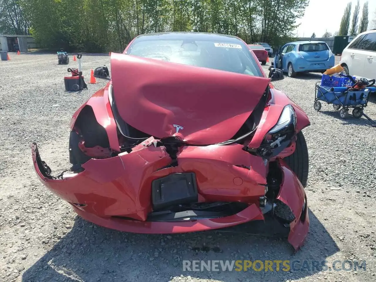 5 Photograph of a damaged car 5YJ3E1EA7NF369811 TESLA MODEL 3 2022