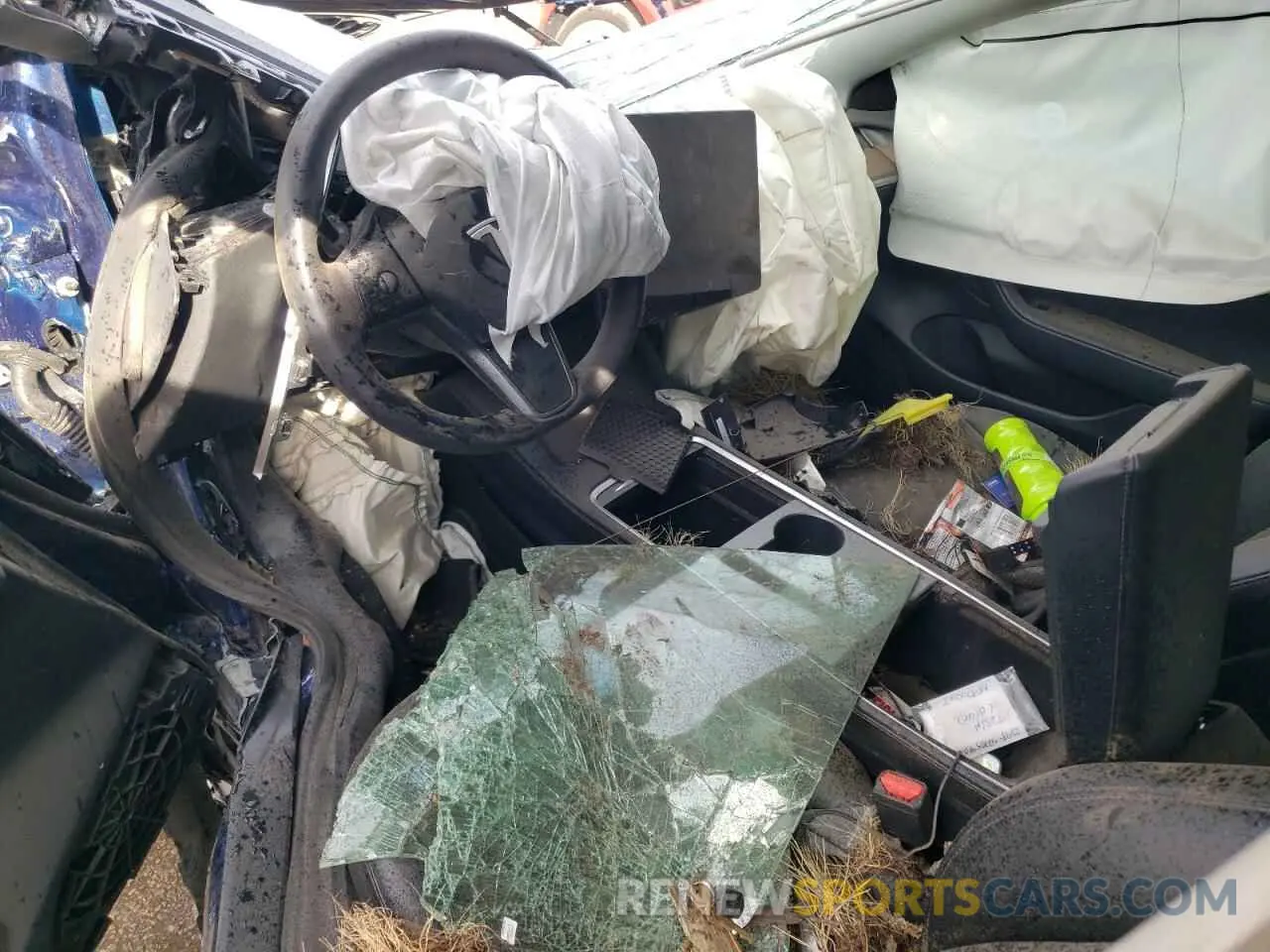 8 Photograph of a damaged car 5YJ3E1EA7NF370067 TESLA MODEL 3 2022