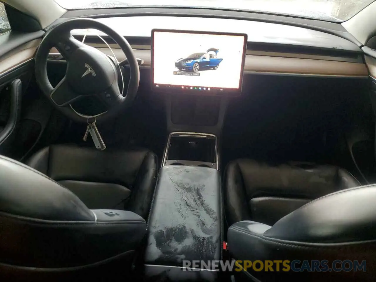 8 Photograph of a damaged car 5YJ3E1EA7NF370392 TESLA MODEL 3 2022